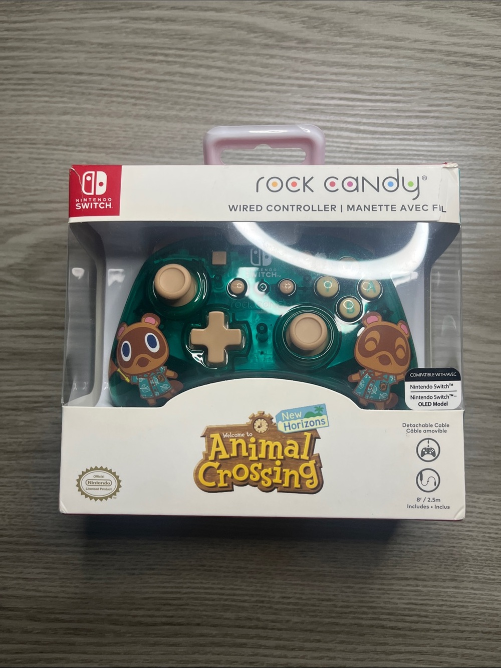 Rock & Candy Animal Crossing Wired Controller - for Nintendo Switch & OLED model